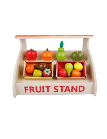 Drewniany sklep warzywniak