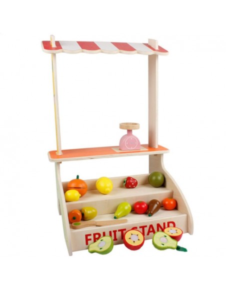 Drewniany sklep warzywniak