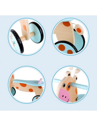 Jeździk drewniany żyrafa