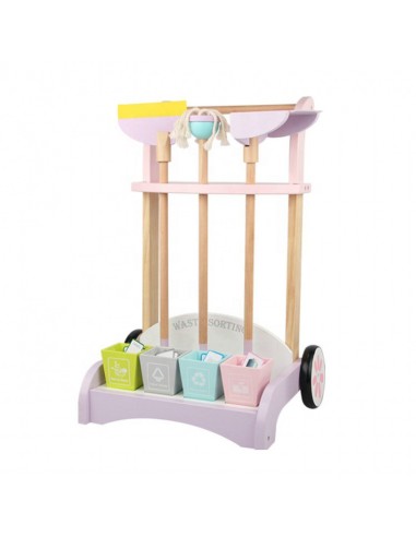 Drewniany zestaw do sprzątania