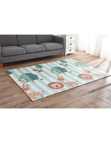 Mata dwustronna piankowa składana ulice 150x200