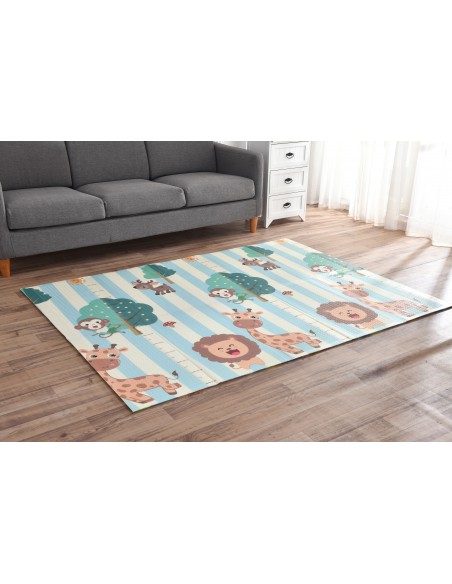 Mata dwustronna piankowa składana ulice 150x200