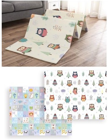 Mata dwustronna piankowa sowy 150x200