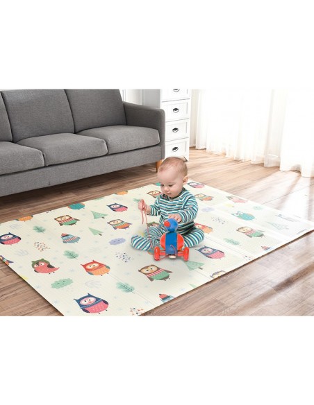 Mata dwustronna piankowa sowy 150x200