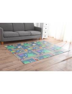 Mata dwustronna piankowa ulice / alfabet 150 x 200 2