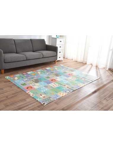 Mata dwustronna piankowa ulice / alfabet 150 x 200