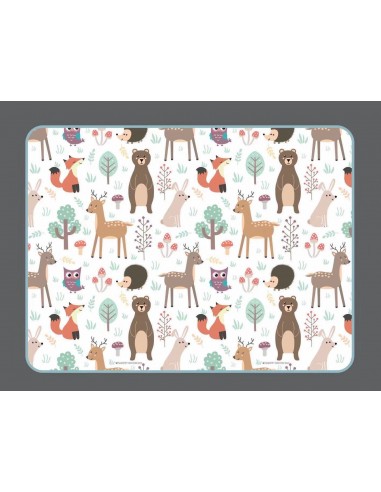 Mata piankowa termiczna dywan NICEkids zwierzątka leśne 150x180