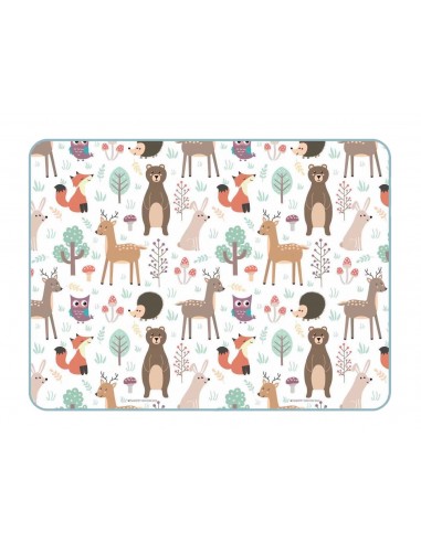Mata piankowa termiczna dywan NICEkids zwierzątka leśne 150x180