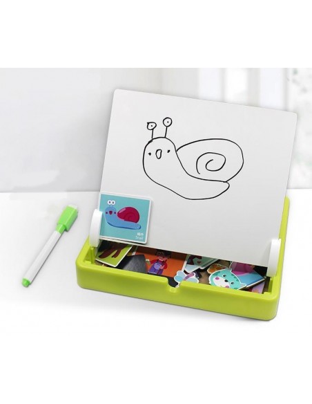 Edukacyjna tablica z magnesami farma skrzynka