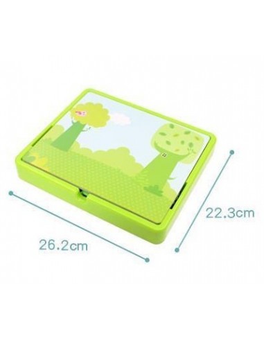 Edukacyjna tablica z magnesami farma skrzynka