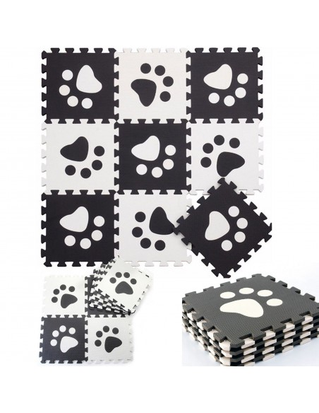 Mata piankowa puzzle EVA gruba 90x90 cm 