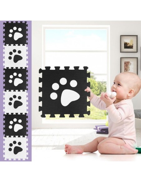 Mata piankowa puzzle EVA gruba 90x90 cm 