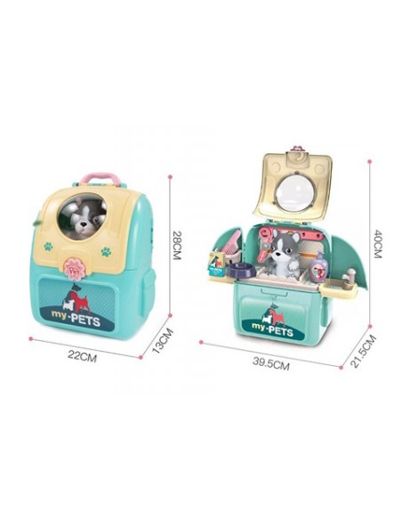 SALON PIĘKNOŚCI DLA ZWIERZĄT plecak PIESEK