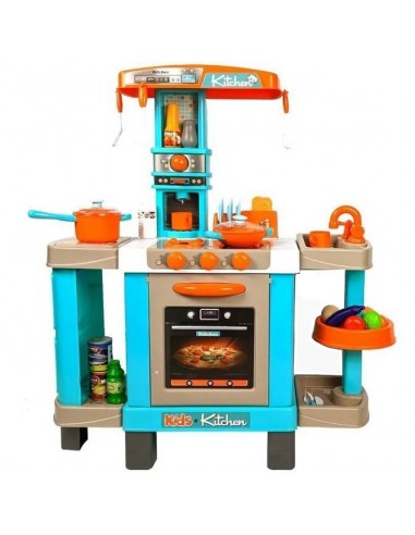 Duża kuchnia dla dzieci dźwięk światło palniki