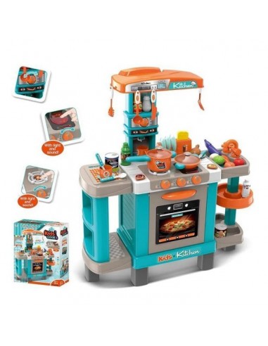 Duża kuchnia dla dzieci dźwięk światło palniki