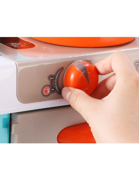 Duża kuchnia dla dzieci dźwięk światło palniki