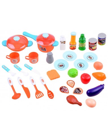 Duża kuchnia dla dzieci dźwięk światło palniki