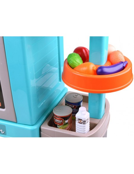 Duża kuchnia dla dzieci dźwięk światło palniki