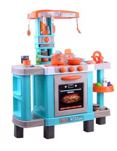 Duża kuchnia dla dzieci dźwięk światło palniki