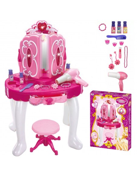 Toaletka dla dziewczynki suszarka suszy dźwięk