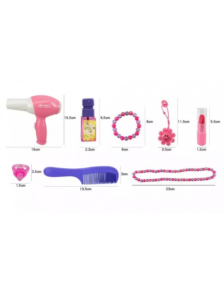 Toaletka dla dziewczynki suszarka suszy dźwięk