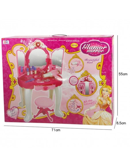 Toaletka dla dziewczynki suszarka suszy dźwięk