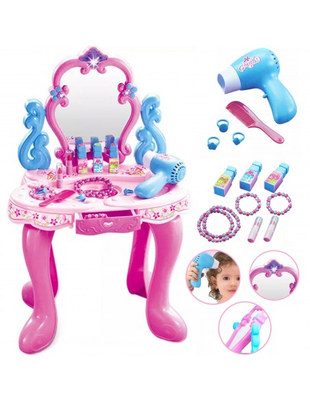 Toaletka dla dziewczynki suszarka suszy dźwięk