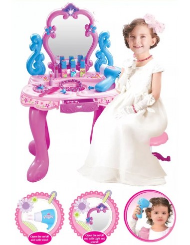 Toaletka dla dziewczynki suszarka suszy dźwięk