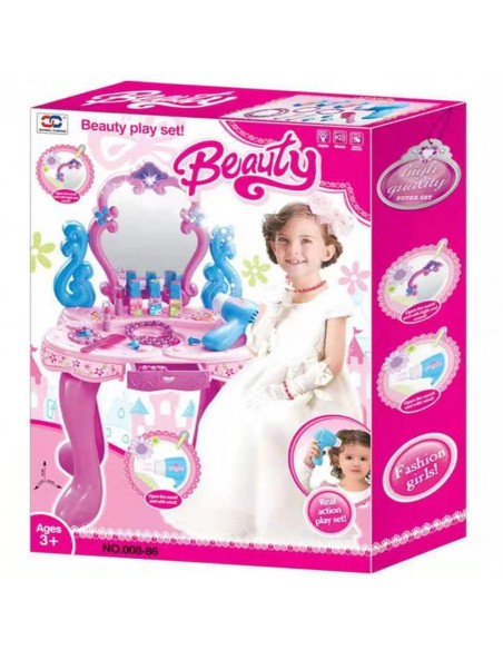 Toaletka dla dziewczynki suszarka suszy dźwięk