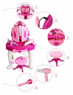 Toaletka dla dziewczynki dźwięk MP3 różdżka 2