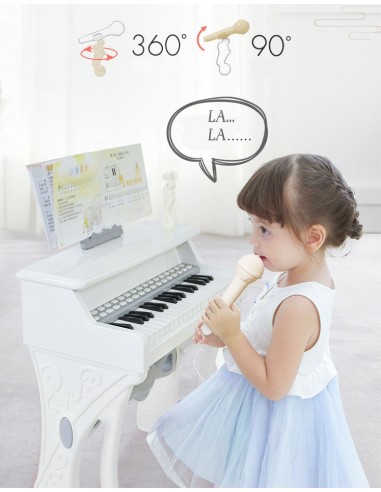 KEYBOARD ORGANY FORTEPIAN DLA DZIECI +MIKROFON