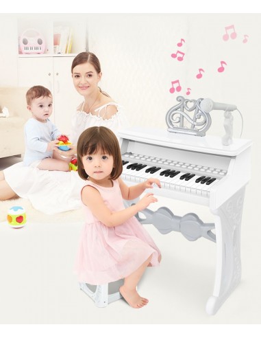 KEYBOARD ORGANY FORTEPIAN DLA DZIECI +MIKROFON