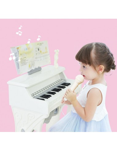 KEYBOARD ORGANY FORTEPIAN DLA DZIECI +MIKROFON