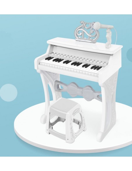 KEYBOARD ORGANY FORTEPIAN DLA DZIECI +MIKROFON