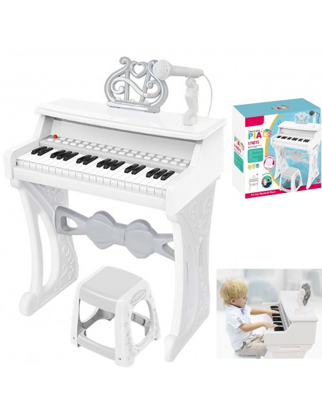 KEYBOARD ORGANY FORTEPIAN DLA DZIECI +MIKROFON