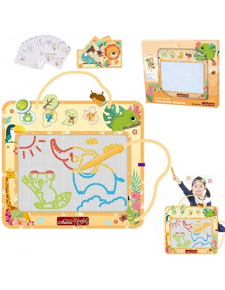 Znikopis duża tablica do rysowania + karty