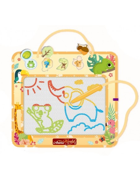 Znikopis duża tablica do rysowania + karty