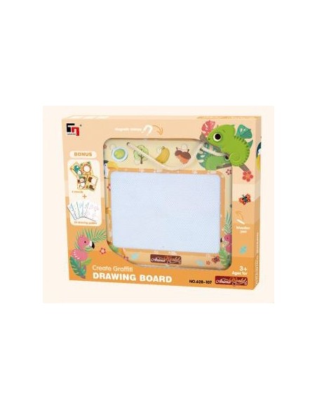 Znikopis duża tablica do rysowania + karty