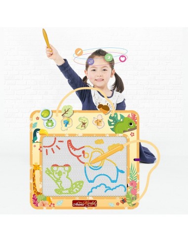 Znikopis duża tablica do rysowania + karty