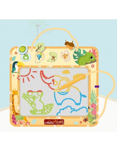 Znikopis duża tablica do rysowania + karty