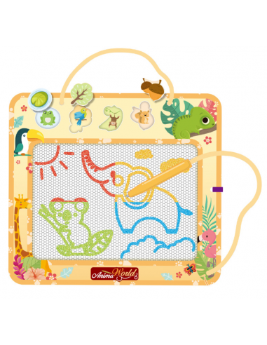 Znikopis duża tablica do rysowania + karty