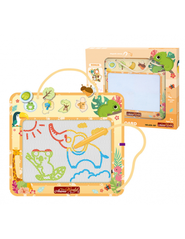 Znikopis duża tablica do rysowania + karty