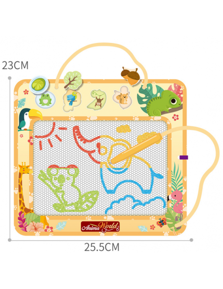 Znikopis duża tablica do rysowania + karty