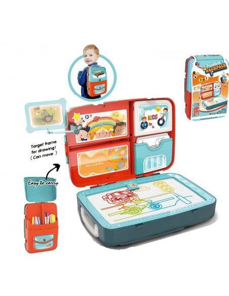 ZNIKOPIS PLECAK NIEBIESKO CZERWONY