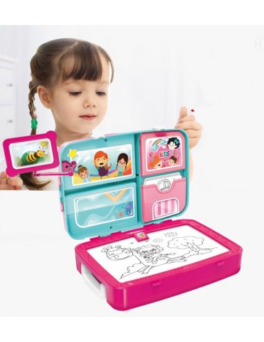 ZNIKOPIS PLECAK NIEBIESKO RÓŻOWY