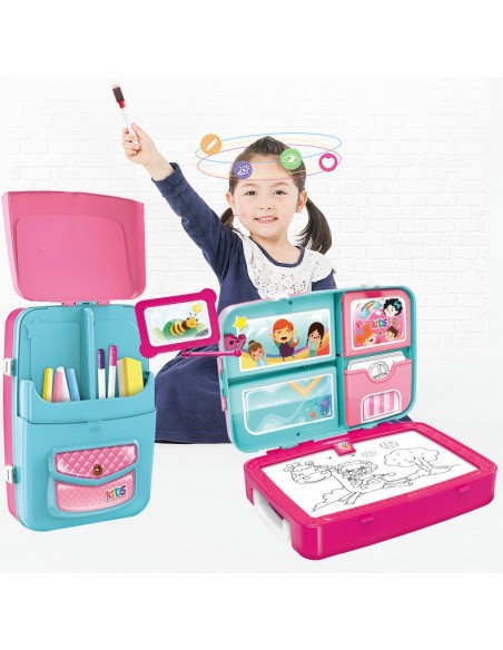 ZNIKOPIS PLECAK NIEBIESKO RÓŻOWY