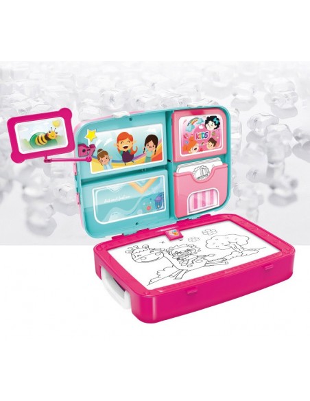 ZNIKOPIS PLECAK NIEBIESKO RÓŻOWY