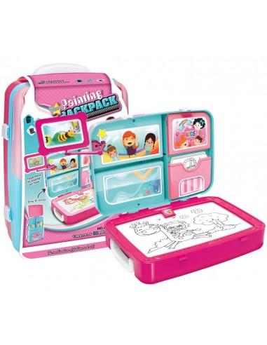 ZNIKOPIS PLECAK NIEBIESKO RÓŻOWY