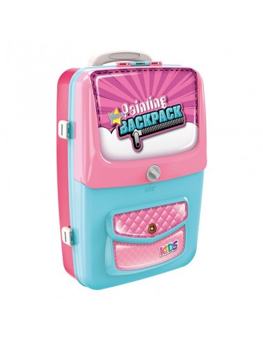 ZNIKOPIS PLECAK NIEBIESKO RÓŻOWY