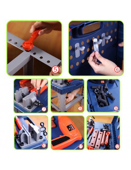 Warsztat majsterkowicza dla dzieci narzędzia